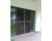 Elegant Slide s/steel mesh Door